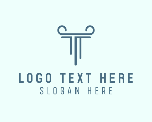 Letter T - Letter T Law Firm logo design