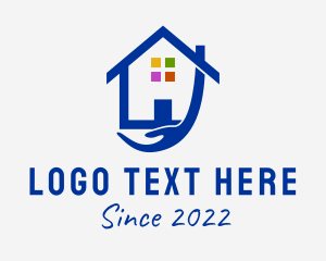 Leasing - House Painter Interior Design logo design