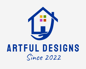 House Painter Interior Design  logo design