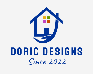 House Painter Interior Design  logo design