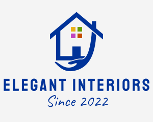 House Painter Interior Design  logo design