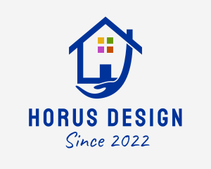 House Painter Interior Design  logo design