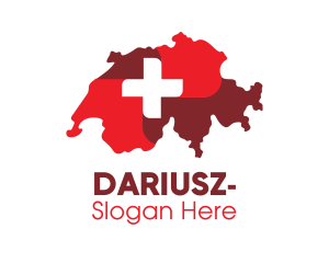 Health Cross Switzerland Map Logo