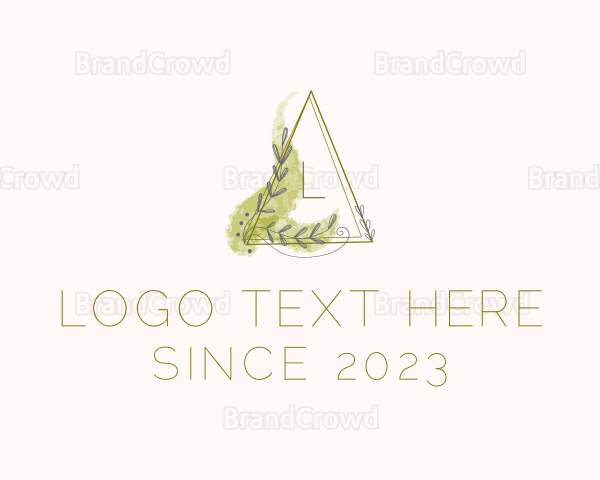 Triangle Leaf Garden Logo