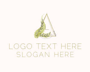 Triangle Leaf Garden Logo