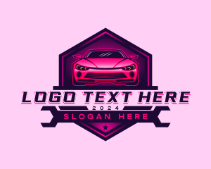 Car - Automotive Mechanic Car Racer logo design