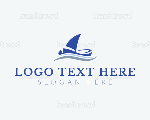 Marine Sail Boat Logo