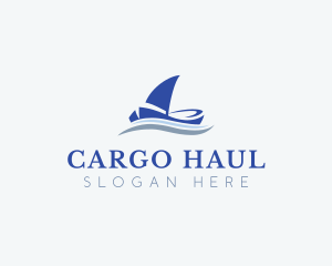 Marine Sail Boat logo design