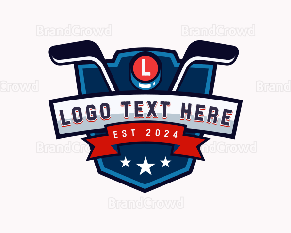 Hockey Sports Tournament Logo