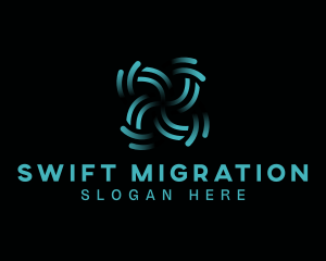Migration - Programmer Media Motion logo design