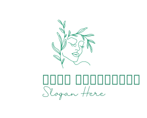 Plant - Natural Face Beauty logo design