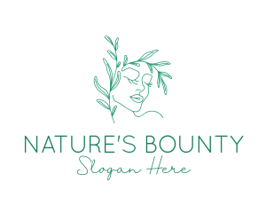 Natural Face Beauty  logo design