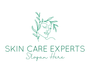 Natural Face Beauty  logo design