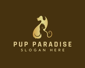 Veterinary Dog Cat logo design