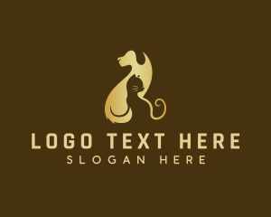 Feline - Veterinary Dog Cat logo design