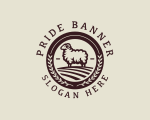 Sheep Animal Farm Logo