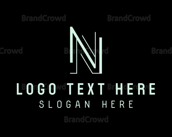 Tech Business Letter N Logo