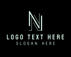 Business - Tech Business Letter N logo design