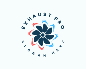 Exhaust - Propeller Fan Exhaust logo design