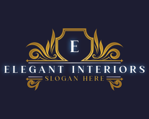 Elegant Crest Boutique logo design