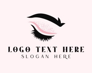 Eyebrow Threading - Makeup Beauty Vlogger logo design