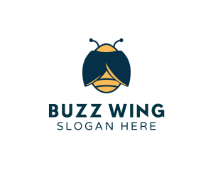 Firefly Wings Insect logo design