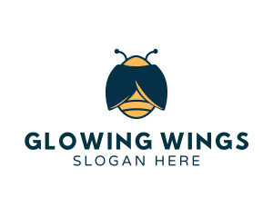 Firefly Wings Insect logo design