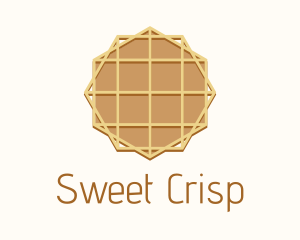 Wafer - Geometric Waffle Dessert logo design