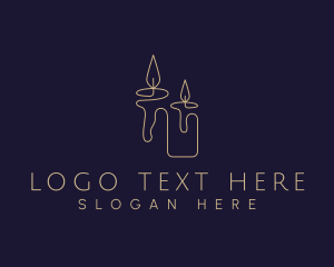 Religious - Candle Spiritual Light logo design