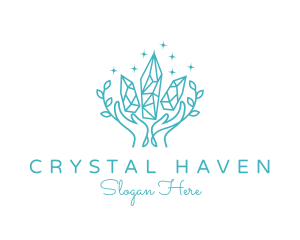 Precious Gem Crystal logo design