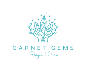 Precious Gem Crystal logo design