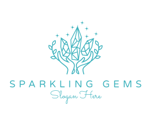 Precious Gem Crystal logo design