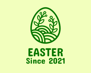 Green Natura Egg  logo design