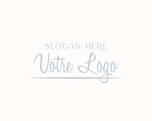 Plastic Surgeon - Underline Signature Wordmark logo design