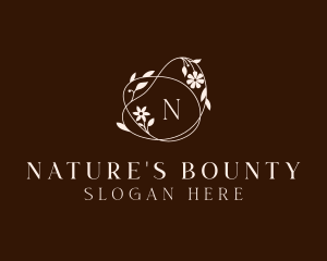 Natural Floral Beauty logo design