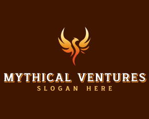 Myth - Mythical Fire Phoenix logo design