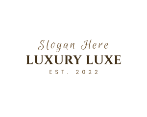 Luxurious Style Business logo design