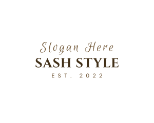 Luxurious Style Business logo design