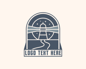 Trip - Lighthouse Pathway Road logo design
