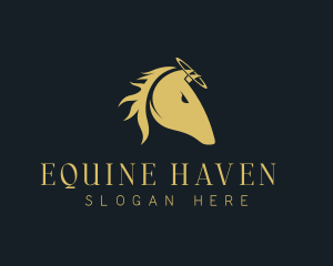 Stable - Equestrian Horse Breeding logo design