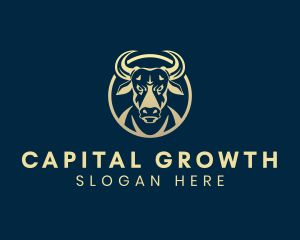 Investment - Bull Investment Financing logo design