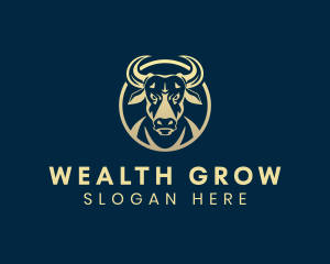 Bull Investment Financing logo design