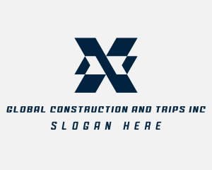 Professional Industrial Construction  Logo