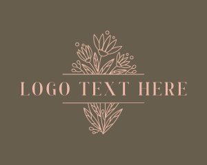 Boutique - Floral Leaf Boutique logo design