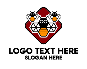 Glasses - Smart Bee Group logo design