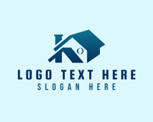 Construction - House Roof Letter K logo design