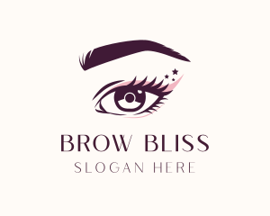 Dreamy Eyelash Brows  logo design