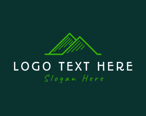 Landform - Eco Mountain Park logo design