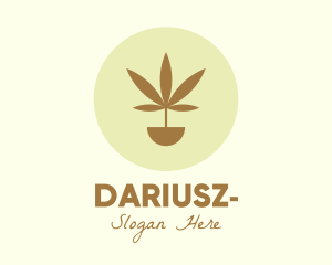 Medical Marijuana - Cannabis Marijuana Plant logo design