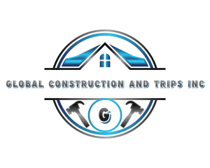 Carpentry Construction Hammer logo design